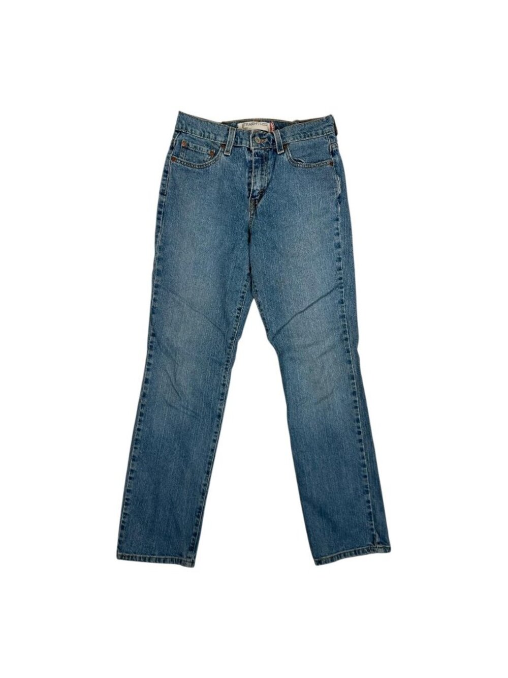 Levi's 505 Jeans Women's 10 M Blue Mid Rise Straight Leg Medium Wash Denim